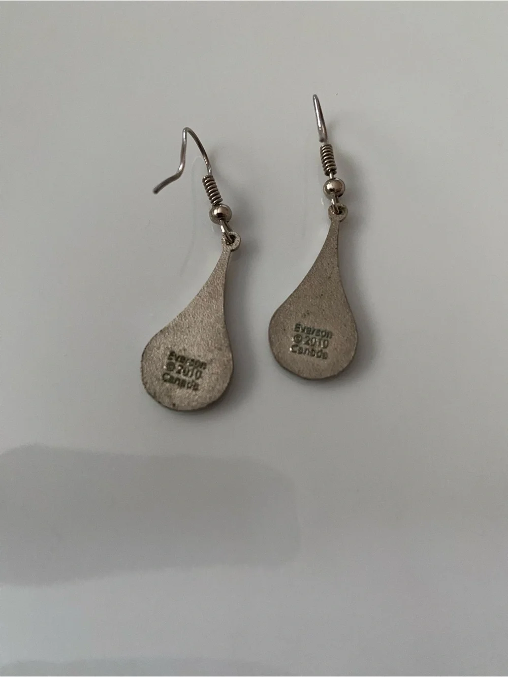 Andy Everson teardrop earrings
